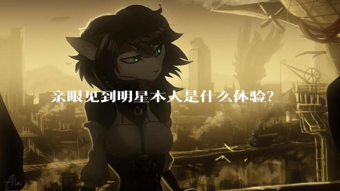 亲眼见到明星本人是什么体验？